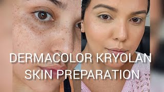 WHOLE FACE with DERMACOLOR Kryolan [upl. by Nosauq604]