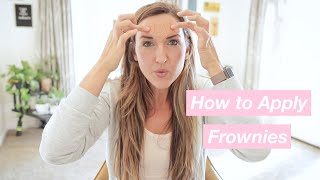 How to Apply Frownies Facial Patches [upl. by Dry]