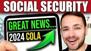 GREAT NEWS for Social Security COLA Forecast Just INCREASED for 2024… [upl. by Fia989]