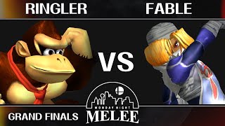 MNM 393  Grand Finals  Ringler Donkey Kong VS Fable Sheik  SSBM [upl. by Proulx661]