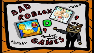 Playing BAD Roblox Games For Kids [upl. by Blackstock]