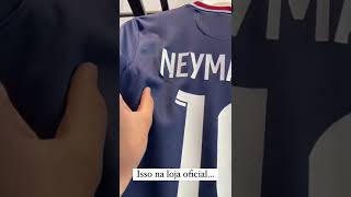 CAMISA FALSA NA LOJA OFICIAL DO PSG EM PARIS shorts [upl. by Lladnew631]