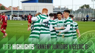 HIGHLIGHTS Tranent Juniors 01 Celtic FC B [upl. by Werdnael]