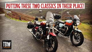 Super Meteor 650 and Bonneville T100 ride through the Trough of Bowland [upl. by Bland125]