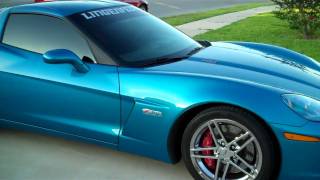 C6 Z06 Corvette  Lingenfelter at Idle Corsa Exhaust [upl. by Enelad667]