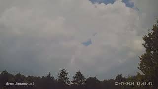 Timelapse weerstation Gasselternijveenschemond 23072024 [upl. by Eddana265]