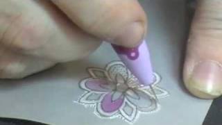 Parchment Crafting with SweetStampscom Rubber Stamps [upl. by Auhoj]