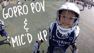 Lacrosse from a 3rd Graders POV  GoPro [upl. by Ardnal]