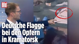 Kramatorsk 52 Tote bei russischem Raketenangriff auf Bahnhof  BILD Lagezentrum mit Julian Röpcke [upl. by Ecikram]