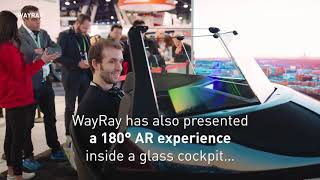 WayRay demos a car with builtin augmented reality headup display [upl. by Llerrac]