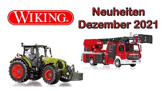 🚒🚜 Wiking Neuheiten Dezember 2021  Modellautos  Spur H0 und N [upl. by Kushner]