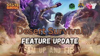 STATE OF SURVIVAL DESERT SURVIVAL  PERK PASS [upl. by Kimball984]