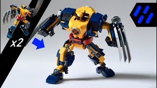 Upgrading LEGO Wolverine Mech Set Viewers Ideas Detailed Build [upl. by Hpesojnhoj]