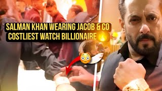 Salman Khan Wearing Jacob amp Co Costliest Watch Billionaire🔥 [upl. by Areemas]