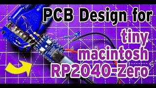 Designing a PCB to RUN a MAC 128 on RP2040Zero Design the circuit amp pcb on easyeda stepbystep [upl. by Lynd]