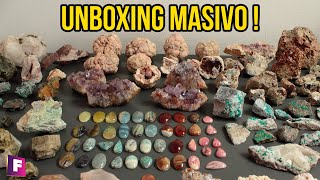 UNBOXING MASIVO DE MINERALES   Foro de Minerales [upl. by Niatsirt]