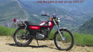 1975 Yamaha DT 175 on and off road [upl. by Brout386]