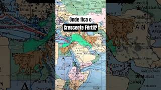 Onde fica o Crescente Fértil geografia historia crescentefertil [upl. by Enneiviv519]