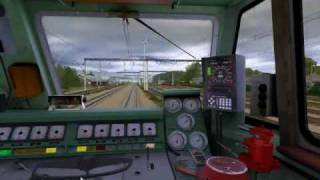 Траинз симулятор 2009 ЧС4т на маршруте ЯрТранссиб Trainz Simulator 2009 Chs4t519 YarTranssib [upl. by Wahl]