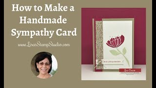 How to Make a Handmade Sympathy Card [upl. by Kimberlee]