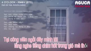 Karaoke Việt  Audio 4 OCLOCK  RMampV BTS [upl. by Wiencke]