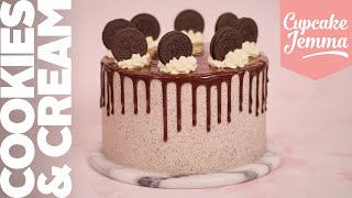 The Ultimate Cookies amp Cream Chocolate Layer Cake Recipe  Cupcake Jemma [upl. by Thackeray]