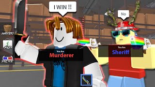 ROBLOX Murder Mystery 2 FUNNY MOMENTS Dare 1 [upl. by Appilihp]