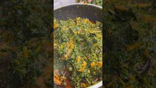 Calabar style Edikaikong soup justafricandishes africanfood onlinecookingclass [upl. by Nathanson]