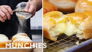 How To Make Crème Brûlée Donuts With Wildair’s Fabian Von Hauske [upl. by Maroney]