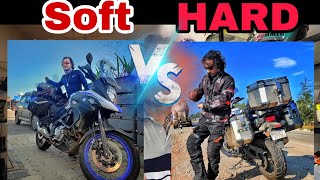 Hard vs Soft Luggage  Panniers Which is Best  Pros and Cons tigerkoul technicaltiger [upl. by Suixela]