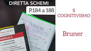 BRUNER  cognitismo schemi cap 5 manuale Edises [upl. by Hochman187]