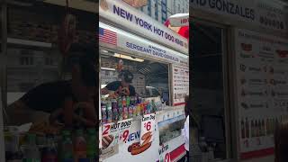 Best Hot Dogs in NYC nyc streetfood nycstreetfood food nyhotdogking nycfoodies [upl. by Sileas756]