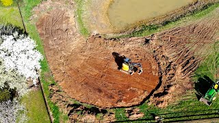 My Backyard Golf Green Construction Has Started USGA Green Build [upl. by Ahsemit]