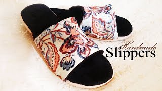 Handmade Slippers  diy slippers [upl. by Llenoil]