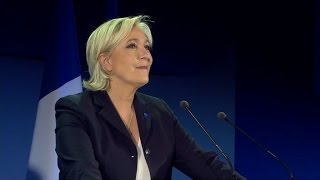 Présidentielle 2017 la déclaration de Marine Le Pen en intégralité [upl. by Carrington]