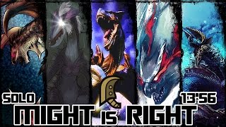 ┌MHXMHGEN┘ Village 6★  Might is Right  Los Garuga Tigrex Narga Zinogre  1356 Greatsword [upl. by Uke84]