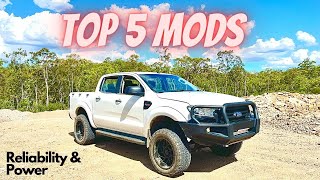 Ford Ranger Top 5 Modifications for Reliability amp Power [upl. by Ossie]