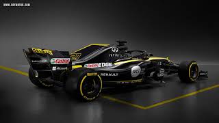 Renault RS18 el nuevo coche de Carlos Sainz  SOYMOTORCOM [upl. by Odnomra]