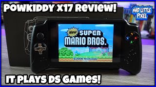 The POWKIDDY X17 It Plays Nintendo DS Games amp Stuff Newest Android Handheld For 2021 [upl. by Atilamrac]