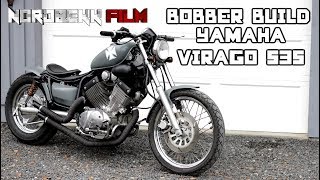 BOBBER BUILD  Yamaha Virago 535 bobber project HD [upl. by Ashton650]