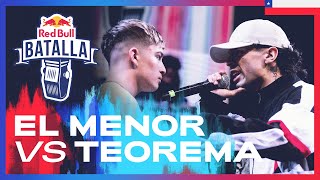 EL MENOR vs TEOREMA  Semifinal  Red Bull Batalla Chile 2022 [upl. by Phillane]