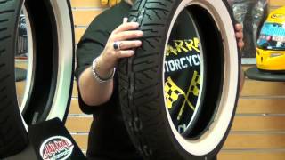 Dunlop Cruisemax Wide White Wall Motorcycle Tire Review [upl. by Leffen288]