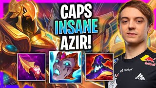 CAPS IS INSANE WITH AZIR MID  G2 Caps Plays Azir Mid vs Viktor Season 2024 [upl. by Nnyllatsyrc398]