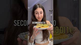 Secondo piatto con meno di 1€ Ricetta da provare👀 risparmiare risparmio food [upl. by As]