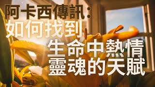 阿卡西記錄指引者 Akasha Guides傳訊系列： 如何找到自己生命中的熱情？如何找到靈魂的天賦才能？熱情 靈魂天賦 [upl. by Kosey]