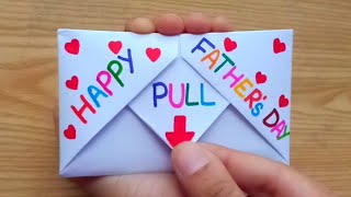 fathers day card making very easy how to make fathers day card [upl. by Nahtad828]