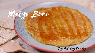 Easy Matzo Brei Leftover Passover Recipe [upl. by Audry410]