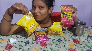 4 PACK CHIPS CHALLENGE KURKURE LAYSBINGO FOOD EATING CHALLENGE [upl. by Yolanda828]