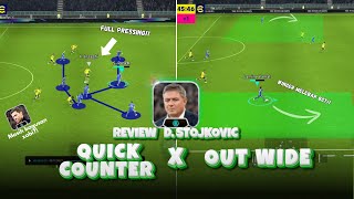 BIKIN BINGUNG LAWAN DENGAN 2 GAYA MAIN😵‍💫LEBIH BAGUS DARI XABI GAK YA REVIEW MANAGER D STOJKOVIC [upl. by Sugden]