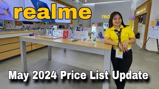 REALME  MAY 2024 Price List Update  realme 12 Series  C Series  Pad Series [upl. by Lonnie]